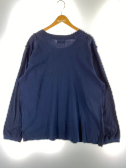 【中古品】【メンズ】 Y'S ワイズ カットソー ME-T06-853 メンズ 長袖 Tシャツ 140-260703-hu-02-min サイズ：2 カラー：ネイビー 万代Net店