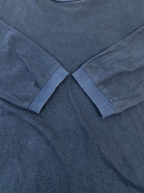 【中古品】【メンズ】 Y'S ワイズ カットソー ME-T06-853 メンズ 長袖 Tシャツ 140-260703-hu-02-min サイズ：2 カラー：ネイビー 万代Net店
