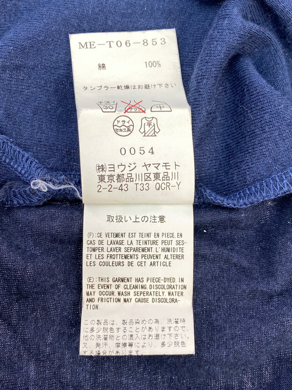 【中古品】【メンズ】 Y'S ワイズ カットソー ME-T06-853 メンズ 長袖 Tシャツ 140-260703-hu-02-min サイズ：2 カラー：ネイビー 万代Net店
