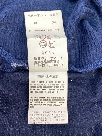 【中古品】【メンズ】 Y'S ワイズ カットソー ME-T06-853 メンズ 長袖 Tシャツ 140-260703-hu-02-min サイズ：2 カラー：ネイビー 万代Net店