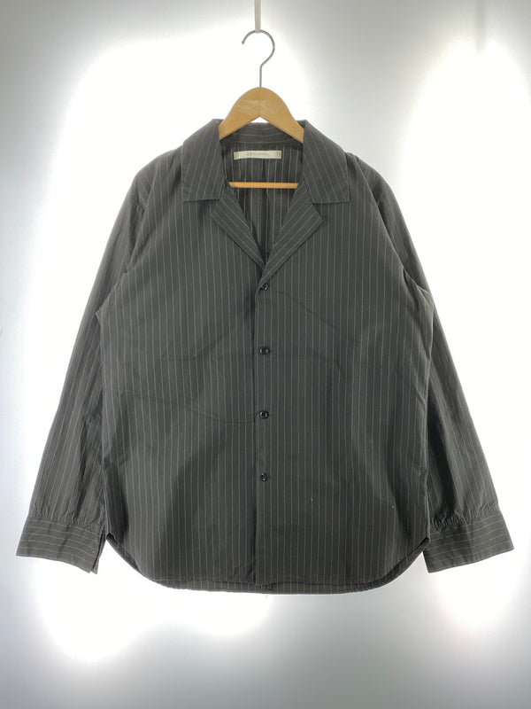 【中古品】【メンズ】 HONOR GATHERING オナーギャザリング STRIPE SHIRT ストライプシャツ 18SS-SB02 メンズ シャツ 140-260703-hu-01-min サイズ：M カラー：グレー系 万代Net店