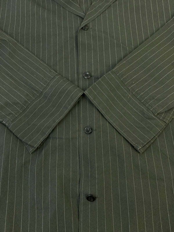 【中古品】【メンズ】 HONOR GATHERING オナーギャザリング STRIPE SHIRT ストライプシャツ 18SS-SB02 メンズ シャツ 140-260703-hu-01-min サイズ：M カラー：グレー系 万代Net店