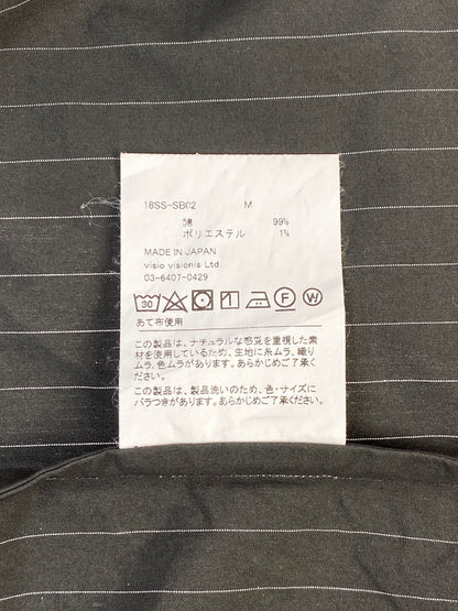【中古品】【メンズ】 HONOR GATHERING オナーギャザリング STRIPE SHIRT ストライプシャツ 18SS-SB02 メンズ シャツ 140-260703-hu-01-min サイズ：M カラー：グレー系 万代Net店