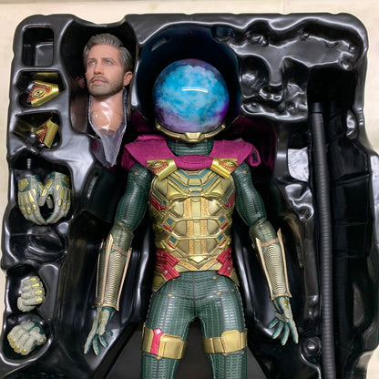 【中古品】 スパイダーマン ミステリオ ムービー・マスターピース 1/6 アクションフィギュア 本体美品 おもちゃ 055-250825-cn-13-min 万代Net店