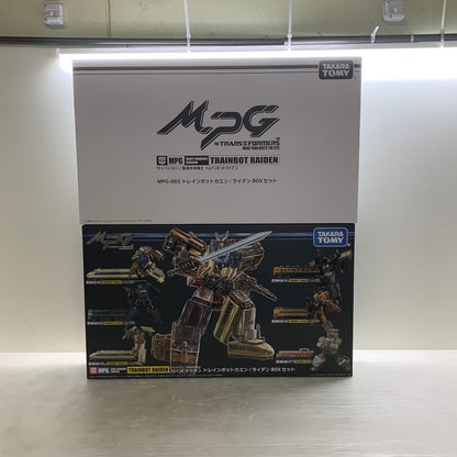 【中古品】 タカラトミー サイバトロン 重連合体戦士 MPG-06S トレインボットカエン ライデンBOXセット おもちゃ 057-260115-AS-6-min 万代Net店