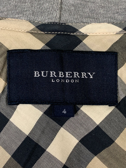【中古品】【メンズ】 BURBERRY バーバリー ZIP HOODIE B2P25-108-07 ジップフーディー メンズ トップス 141-260706-KS-28-min サイズ：4 カラー：グレー 万代Net店