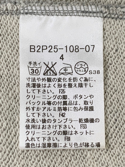 【中古品】【メンズ】 BURBERRY バーバリー ZIP HOODIE B2P25-108-07 ジップフーディー メンズ トップス 141-260706-KS-28-min サイズ：4 カラー：グレー 万代Net店
