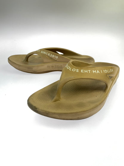 【中古品】【メンズ】 THE SOLOIST THE SOLOIST ×OOFOS SANDAL サンダル 靴 165-260707-jt-22-min サイズ：EU 42 カラー：ベージュ 万代Net店