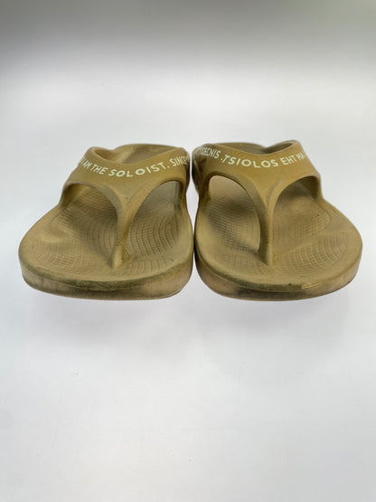 【中古品】【メンズ】 THE SOLOIST THE SOLOIST ×OOFOS SANDAL サンダル 靴 165-260707-jt-22-min サイズ：EU 42 カラー：ベージュ 万代Net店