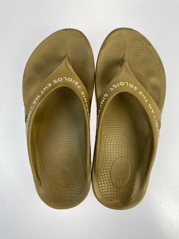 【中古品】【メンズ】 THE SOLOIST THE SOLOIST ×OOFOS SANDAL サンダル 靴 165-260707-jt-22-min サイズ：EU 42 カラー：ベージュ 万代Net店