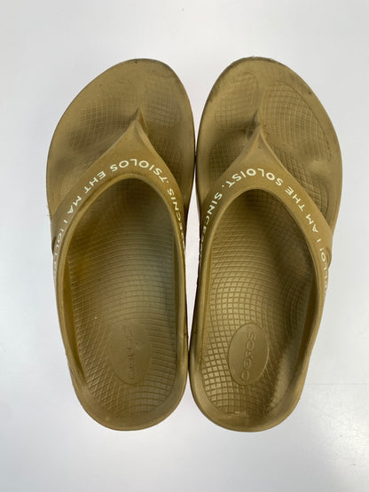 【中古品】【メンズ】 THE SOLOIST THE SOLOIST ×OOFOS SANDAL サンダル 靴 165-260707-jt-22-min サイズ：EU 42 カラー：ベージュ 万代Net店