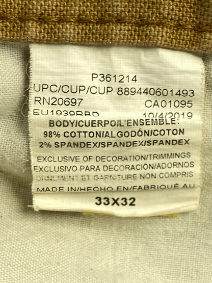 【中古品】【メンズ】 DICKIES ディッキーズ DUCK PAINTER PANTS ダック ペインター パンツ ボトムス 157-260724-hu-49-min サイズ：33×32 カラー：ブラウン系 万代Net店