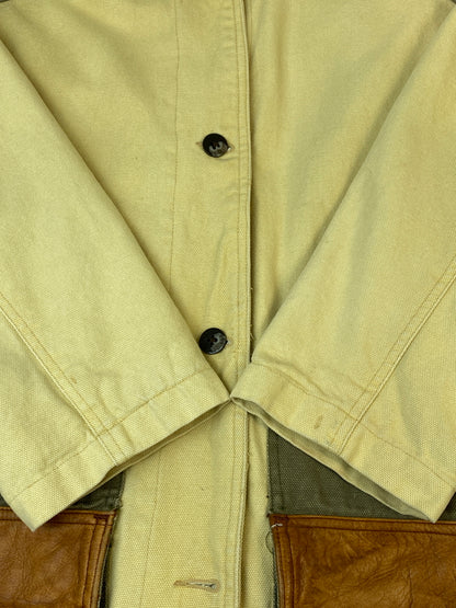 【現状渡し品】【メンズ】 FRENCH COUNTRY フレンチ・カントリー HUNTING JACKET ハンティングジャケット ワークジャケット カバーオール 146-260813-ta-10-min サイズ：S カラー：ベージュ/カーキ系 万代Net店