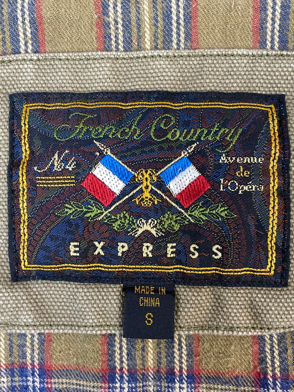 【現状渡し品】【メンズ】 FRENCH COUNTRY フレンチ・カントリー HUNTING JACKET ハンティングジャケット ワークジャケット カバーオール 146-260813-ta-10-min サイズ：S カラー：ベージュ/カーキ系 万代Net店