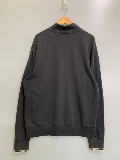 【中古品】【メンズ】 FRED PERRY フレッドペリー HALF ZIP SWEATSHIRT ハーフ ジップ スウェット トップス 140-260707-jt-03-min サイズ：XL カラー：ダークグレー 万代Net店