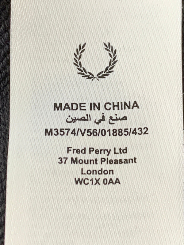 【中古品】【メンズ】 FRED PERRY フレッドペリー HALF ZIP SWEATSHIRT ハーフ ジップ スウェット トップス 140-260707-jt-03-min サイズ：XL カラー：ダークグレー 万代Net店