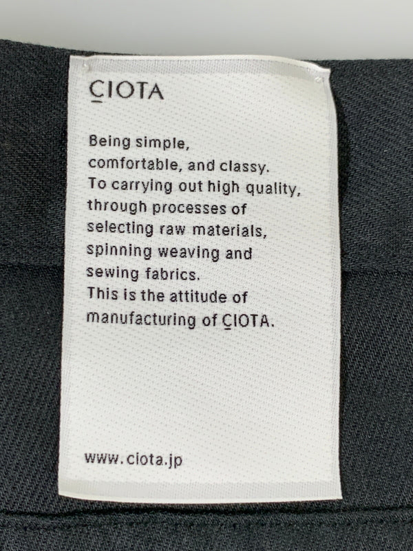 【中古品】【メンズ】 CIOTA シオタ TC TWILL 4 POCKET PANTS PTLM-164 ティーシー ツイル フォーポケットパンツ メンズ ボトムス 151-260706-KS-25-min サイズ：5 カラー：ブラック 万代Net店