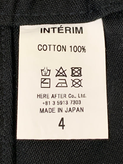 【中古品】【メンズ】 INTERIM インテリム BAKER PANTS ベイカーパンツ メンズ ボトムス 151-260706-KS-26-min サイズ：4 カラー：ブラック 万代Net店