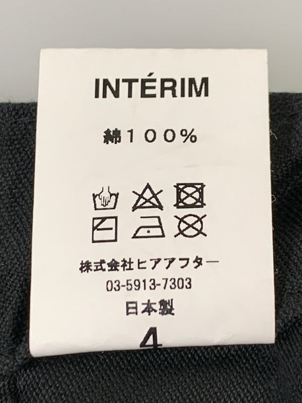 【中古品】【メンズ】 INTERIM インテリム BAKER PANTS ベイカーパンツ メンズ ボトムス 151-260706-KS-26-min サイズ：4 カラー：ブラック 万代Net店