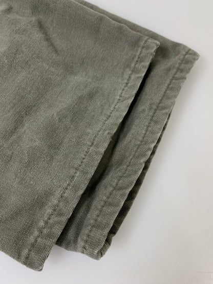 【中古品】【メンズ】 CARHARTT カーハート B111 MOS FLANNEL LINER PANTS フランネル ライナー パンツ ボトムス 157-260707-jt-08-min サイズ：33 × 32 カラー：オリーブ 万代Net店