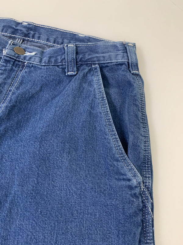 【中古品】【メンズ】 CARHARTT カーハート DUNGAREE FIT DENIM PANTS 382-83 ダンガリーフィット デニムパンツ ボトムス 157-260707-jt-07-min サイズ：32/32 カラー：インディゴ 万代Net店