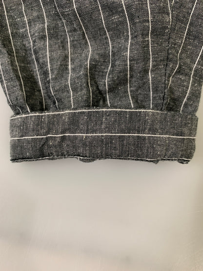 【中古品】【メンズ】 ANACHRONORM アナクロノーム PULLOVER STRIPE SHIRT プルオーバー ストライプシャツ 長袖シャツ メンズ トップス 140-260706-KS-33-min サイズ：03/36 カラー：グレー 万代Net店