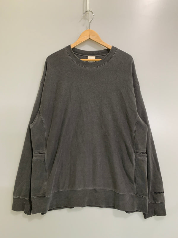【中古品】【メンズ】 SNOW PEAK スノーピーク GARMENT DYED PULLOVER SW-25AU012 ガーメントダイド プルオーバー メンズ トップス トレーナー スウェット 144-260706-KS-32-min サイズ：L カラー：グレー 万代Net店