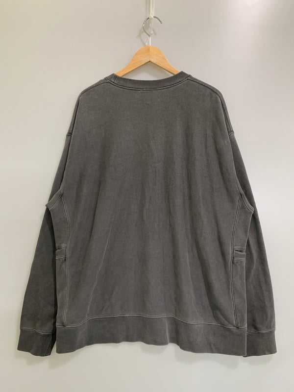 【中古品】【メンズ】 SNOW PEAK スノーピーク GARMENT DYED PULLOVER SW-25AU012 ガーメントダイド プルオーバー メンズ トップス トレーナー スウェット 144-260706-KS-32-min サイズ：L カラー：グレー 万代Net店