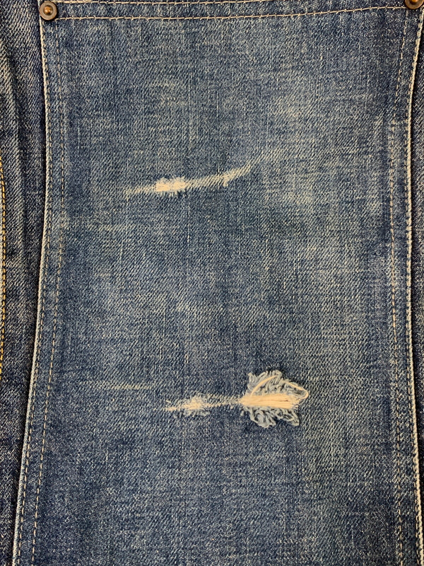 【現状渡し品】【メンズ】 EVISU エヴィス DOUBLE KNEE DENIM PANTS LOT.2513 ダブルニー デニムパンツ メンズ ボトムス 156-260706-KS-27-min サイズ：W32 L35 カラー：ブルー 万代Net店