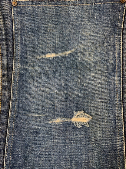 【現状渡し品】【メンズ】 EVISU エヴィス DOUBLE KNEE DENIM PANTS LOT.2513 ダブルニー デニムパンツ メンズ ボトムス 156-260706-KS-27-min サイズ：W32 L35 カラー：ブルー 万代Net店