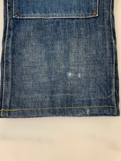 【現状渡し品】【メンズ】 EVISU エヴィス DOUBLE KNEE DENIM PANTS LOT.2513 ダブルニー デニムパンツ メンズ ボトムス 156-260706-KS-27-min サイズ：W32 L35 カラー：ブルー 万代Net店