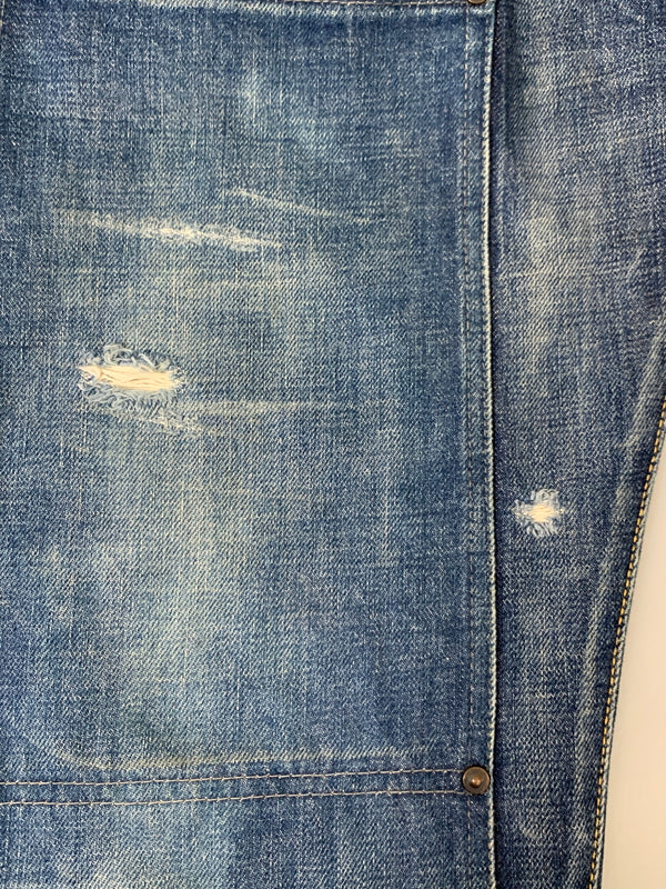 【現状渡し品】【メンズ】 EVISU エヴィス DOUBLE KNEE DENIM PANTS LOT.2513 ダブルニー デニムパンツ メンズ ボトムス 156-260706-KS-27-min サイズ：W32 L35 カラー：ブルー 万代Net店