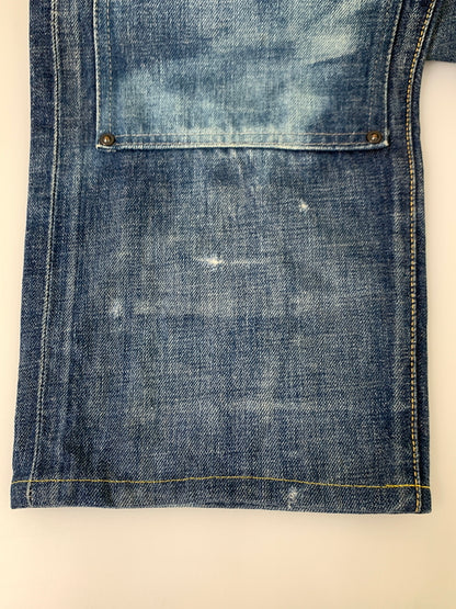【現状渡し品】【メンズ】 EVISU エヴィス DOUBLE KNEE DENIM PANTS LOT.2513 ダブルニー デニムパンツ メンズ ボトムス 156-260706-KS-27-min サイズ：W32 L35 カラー：ブルー 万代Net店