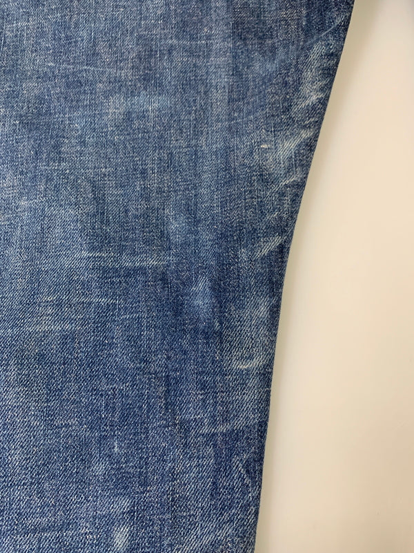 【現状渡し品】【メンズ】 EVISU エヴィス DOUBLE KNEE DENIM PANTS LOT.2513 ダブルニー デニムパンツ メンズ ボトムス 156-260706-KS-27-min サイズ：W32 L35 カラー：ブルー 万代Net店
