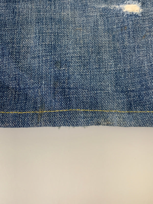 【現状渡し品】【メンズ】 EVISU エヴィス DOUBLE KNEE DENIM PANTS LOT.2513 ダブルニー デニムパンツ メンズ ボトムス 156-260706-KS-27-min サイズ：W32 L35 カラー：ブルー 万代Net店