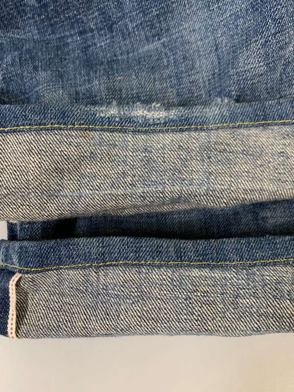【現状渡し品】【メンズ】 EVISU エヴィス DOUBLE KNEE DENIM PANTS LOT.2513 ダブルニー デニムパンツ メンズ ボトムス 156-260706-KS-27-min サイズ：W32 L35 カラー：ブルー 万代Net店