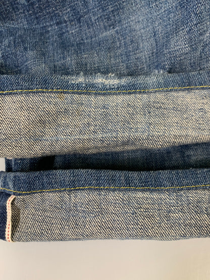 【現状渡し品】【メンズ】 EVISU エヴィス DOUBLE KNEE DENIM PANTS LOT.2513 ダブルニー デニムパンツ メンズ ボトムス 156-260706-KS-27-min サイズ：W32 L35 カラー：ブルー 万代Net店