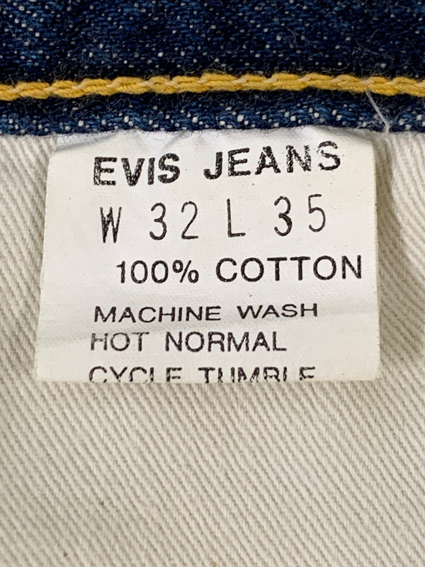 【現状渡し品】【メンズ】 EVISU エヴィス DOUBLE KNEE DENIM PANTS LOT.2513 ダブルニー デニムパンツ メンズ ボトムス 156-260706-KS-27-min サイズ：W32 L35 カラー：ブルー 万代Net店
