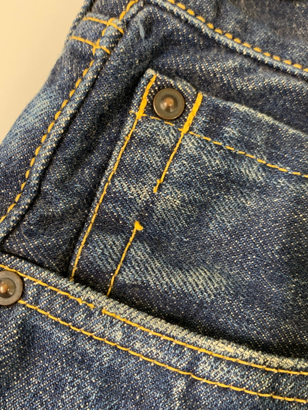【現状渡し品】【メンズ】 EVISU エヴィス DOUBLE KNEE DENIM PANTS LOT.2513 ダブルニー デニムパンツ メンズ ボトムス 156-260706-KS-27-min サイズ：W32 L35 カラー：ブルー 万代Net店