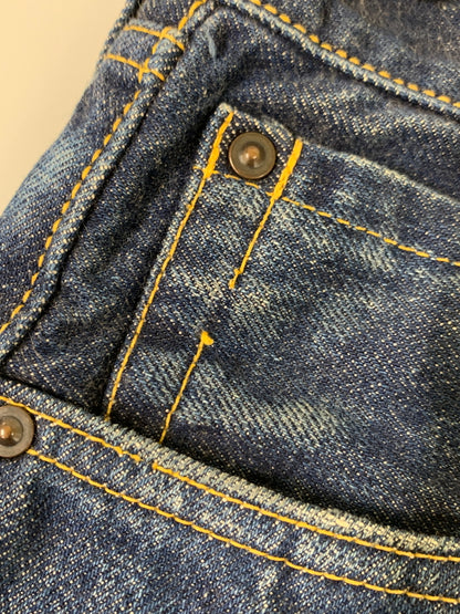 【現状渡し品】【メンズ】 EVISU エヴィス DOUBLE KNEE DENIM PANTS LOT.2513 ダブルニー デニムパンツ メンズ ボトムス 156-260706-KS-27-min サイズ：W32 L35 カラー：ブルー 万代Net店