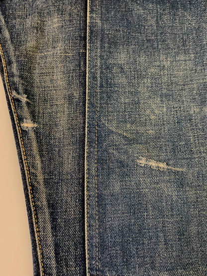 【現状渡し品】【メンズ】 EVISU エヴィス DOUBLE KNEE DENIM PANTS LOT.2513 ダブルニー デニムパンツ メンズ ボトムス 156-260706-KS-27-min サイズ：W32 L35 カラー：ブルー 万代Net店