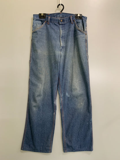 【現状渡し品】【メンズ】 BIG MAC ビッグマック 80S DENIM PAINTER PANT 1980年代 デニム ペインターパンツ メンズ ボトムス 157-260706-KS-24-min サイズ：W36 L34 カラー：ブルー 万代Net店