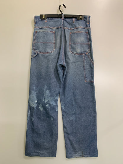 【現状渡し品】【メンズ】 BIG MAC ビッグマック 80S DENIM PAINTER PANT 1980年代 デニム ペインターパンツ メンズ ボトムス 157-260706-KS-24-min サイズ：W36 L34 カラー：ブルー 万代Net店