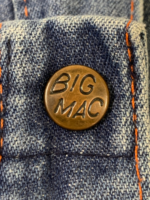 【現状渡し品】【メンズ】 BIG MAC ビッグマック 80S DENIM PAINTER PANT 1980年代 デニム ペインターパンツ メンズ ボトムス 157-260706-KS-24-min サイズ：W36 L34 カラー：ブルー 万代Net店