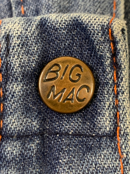 【現状渡し品】【メンズ】 BIG MAC ビッグマック 80S DENIM PAINTER PANT 1980年代 デニム ペインターパンツ メンズ ボトムス 157-260706-KS-24-min サイズ：W36 L34 カラー：ブルー 万代Net店
