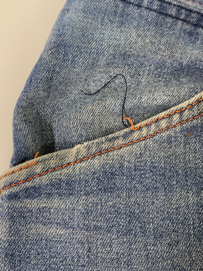 【現状渡し品】【メンズ】 BIG MAC ビッグマック 80S DENIM PAINTER PANT 1980年代 デニム ペインターパンツ メンズ ボトムス 157-260706-KS-24-min サイズ：W36 L34 カラー：ブルー 万代Net店