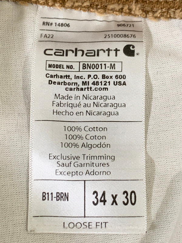 【中古品】【メンズ】 CARHARTT カーハート WASHED DUCK PAINTER PANT B11-BRN ウォッシュド ダンク ペインター パンツ ボトムス 157-260707-jt-09-min サイズ：34 × 30 カラー：ライト ブラウン 万代Net店