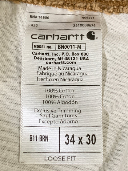【中古品】【メンズ】 CARHARTT カーハート WASHED DUCK PAINTER PANT B11-BRN ウォッシュド ダンク ペインター パンツ ボトムス 157-260707-jt-09-min サイズ：34 × 30 カラー：ライト ブラウン 万代Net店