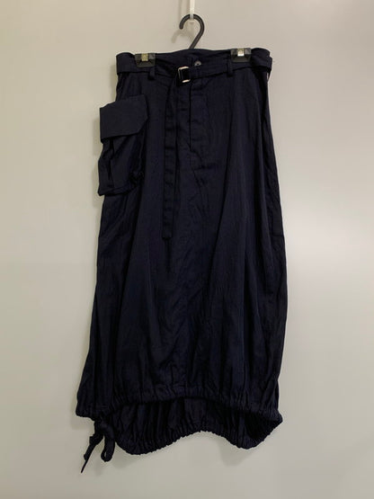 【中古品】【レディース】 Y'S ワイズ HEM RIB SKIRT YR-S13-200 ヘムリブスカート レディース ボトムス 171-260710-em-49-min サイズ：1 カラー：ダークネイビー 万代Net店