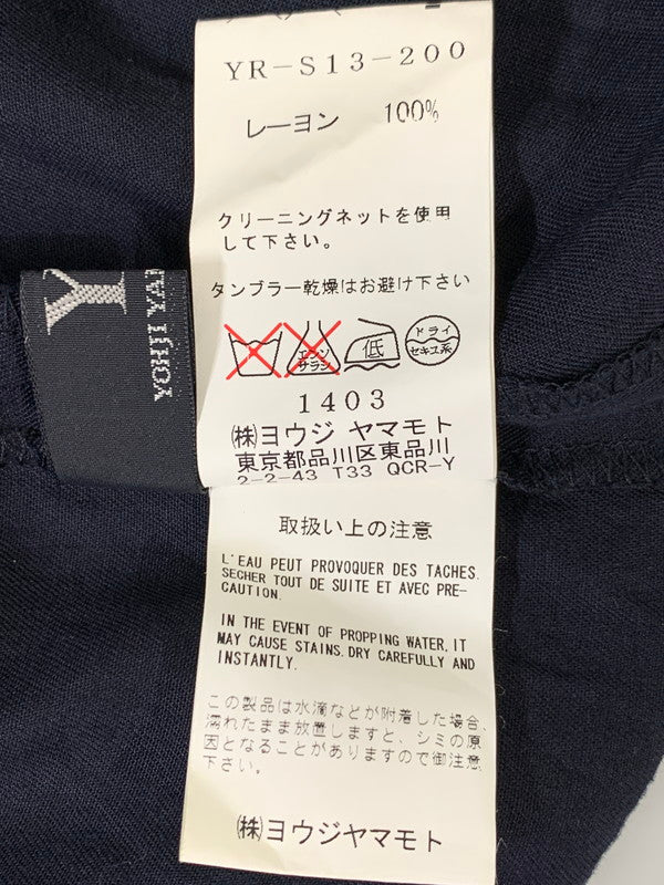 【中古品】【レディース】 Y'S ワイズ HEM RIB SKIRT YR-S13-200 ヘムリブスカート レディース ボトムス 171-260710-em-49-min サイズ：1 カラー：ダークネイビー 万代Net店